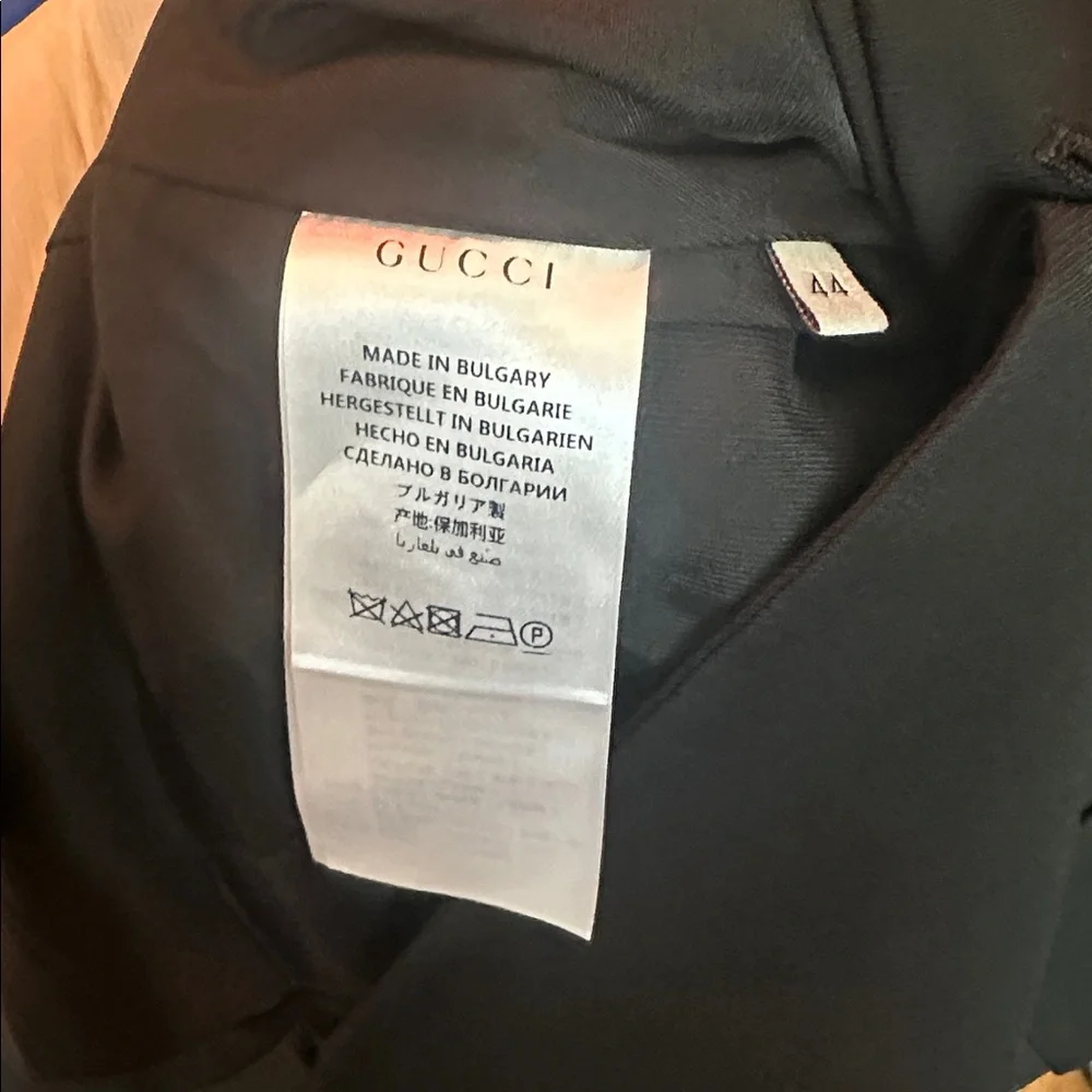 Gucci Uniform Black Women's Blazer‎ - Picture 5 of 5